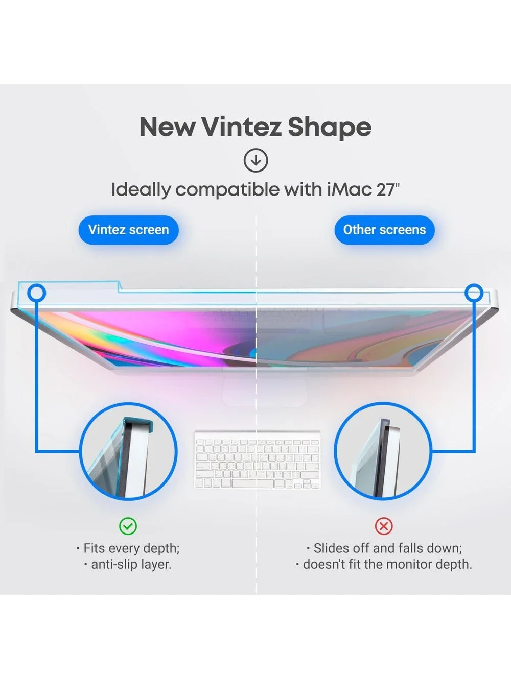 VINTEZ Blue Light Screen Protector for iMac 27